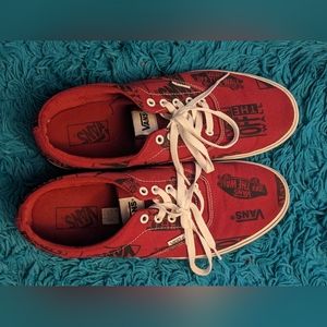 Men's Red Vans size 11.5